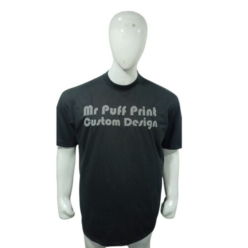 custom 3D puff print t shirt